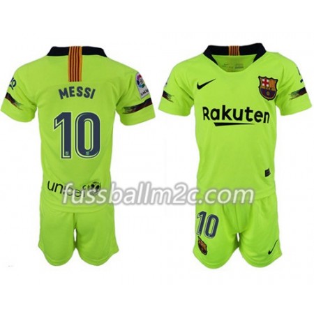 Fußballtrikots FC Barcelona MESSI 10 Kinder Auswärts Trikotsatz 2018-2019